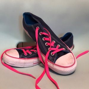 Blue and Pink Converse